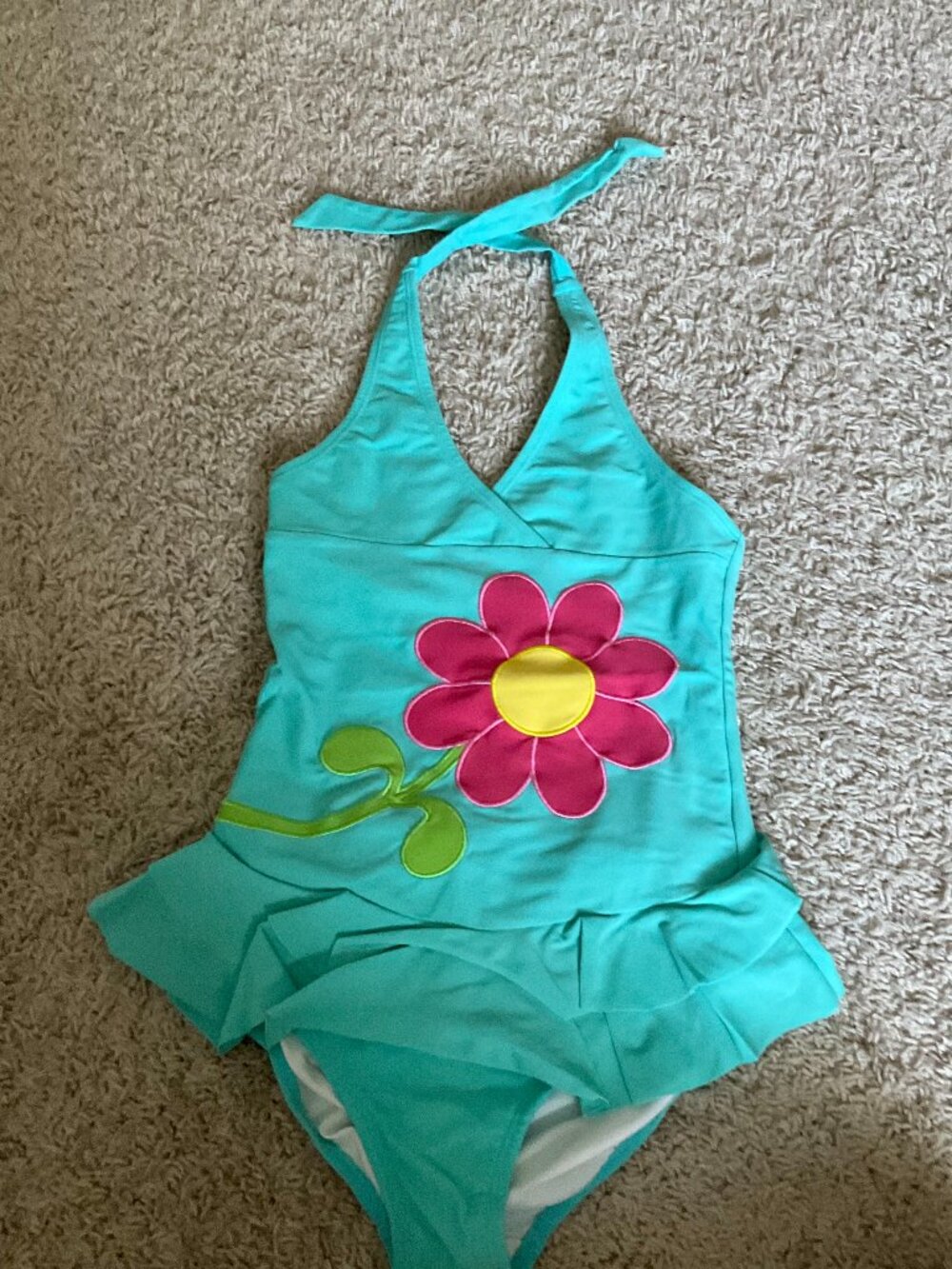 Hanna Andersson Swimsuit for girls. Size: 140 (US 10).